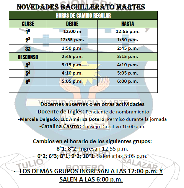 HORARIO